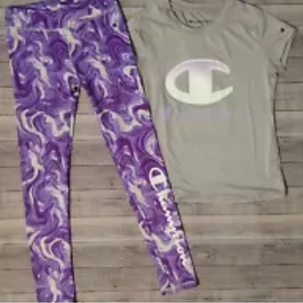 Champion girls two piece activewear set new no tags